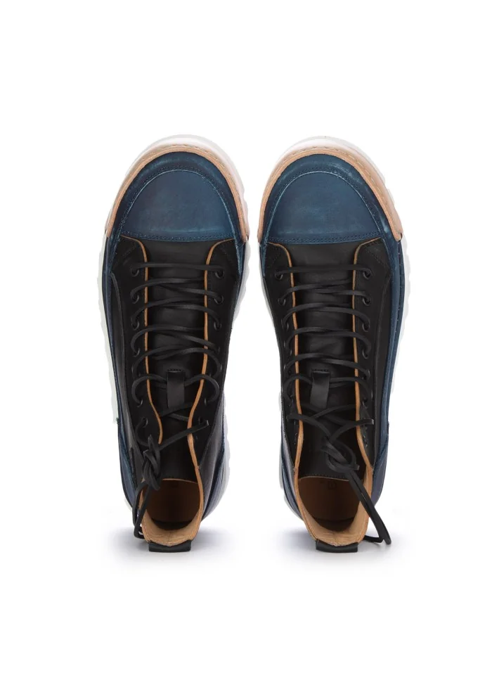 BNG REAL SHOES | SNEAKERS ALTE LA NIGHT BLU NERO Discount Store per i nuovi prodotti