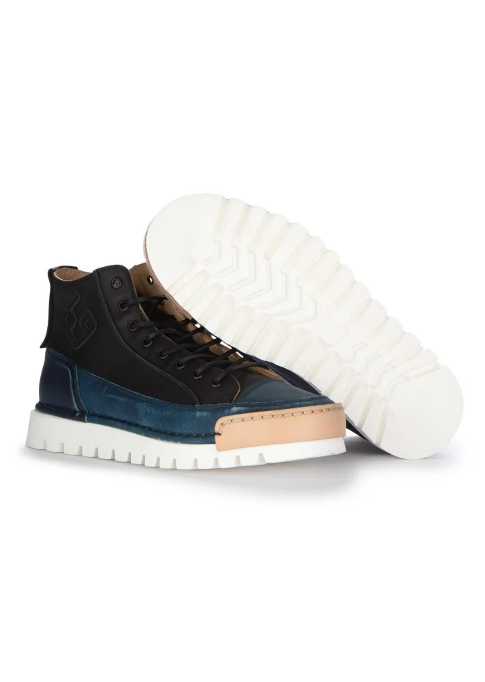 BNG REAL SHOES | SNEAKERS ALTE LA NIGHT BLU NERO Discount Store per i nuovi prodotti