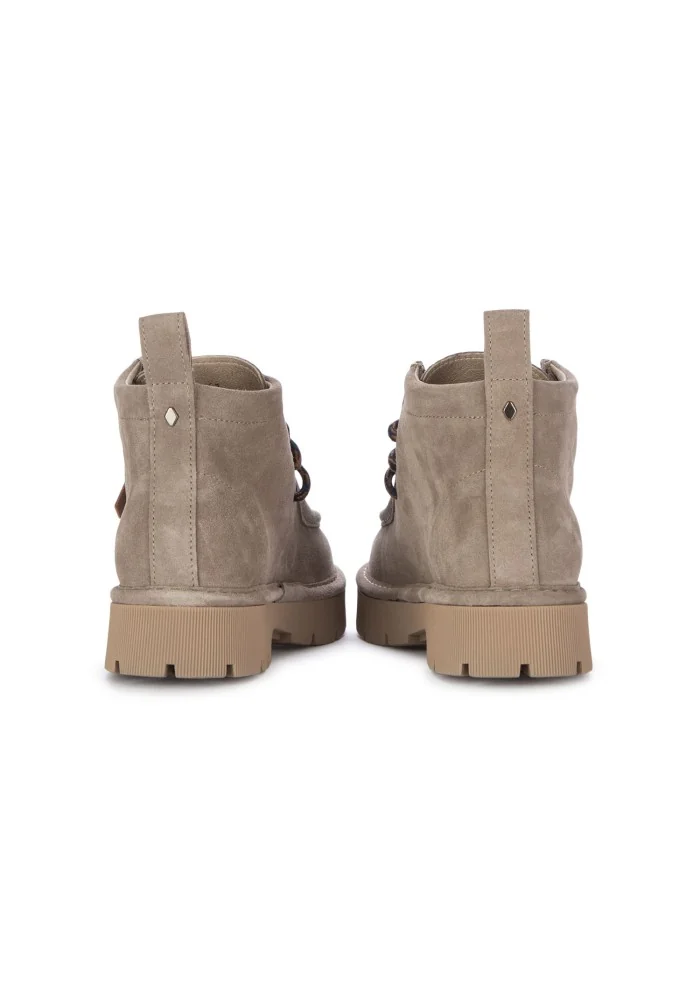 PANCHIC | STIVALETTI ALLACCIATI CREEPER GRIGIO 50% di sconto con spedizione gratuita