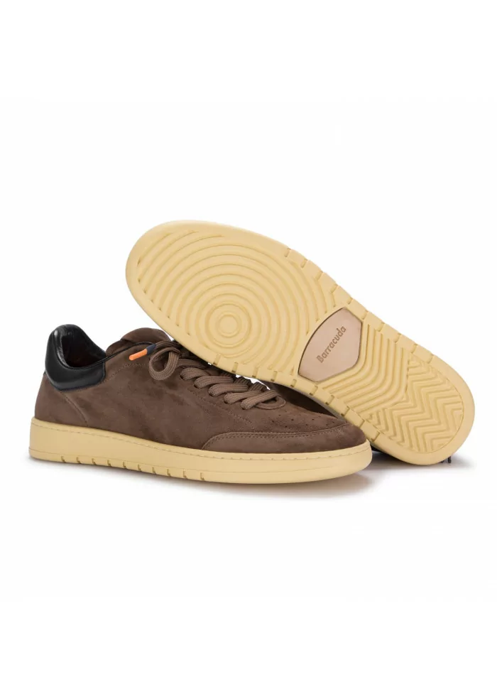 BARRACUDA | SNEAKERS GUGA PELLE SCAMOSCIATA MARRONE Spedizione Gratuita