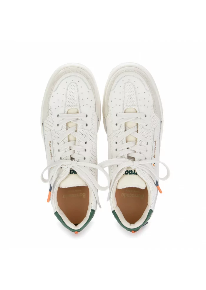 BARRACUDA | SNEAKERS EARVING PELLE BIANCO MARMO Soddisfazione Garantita