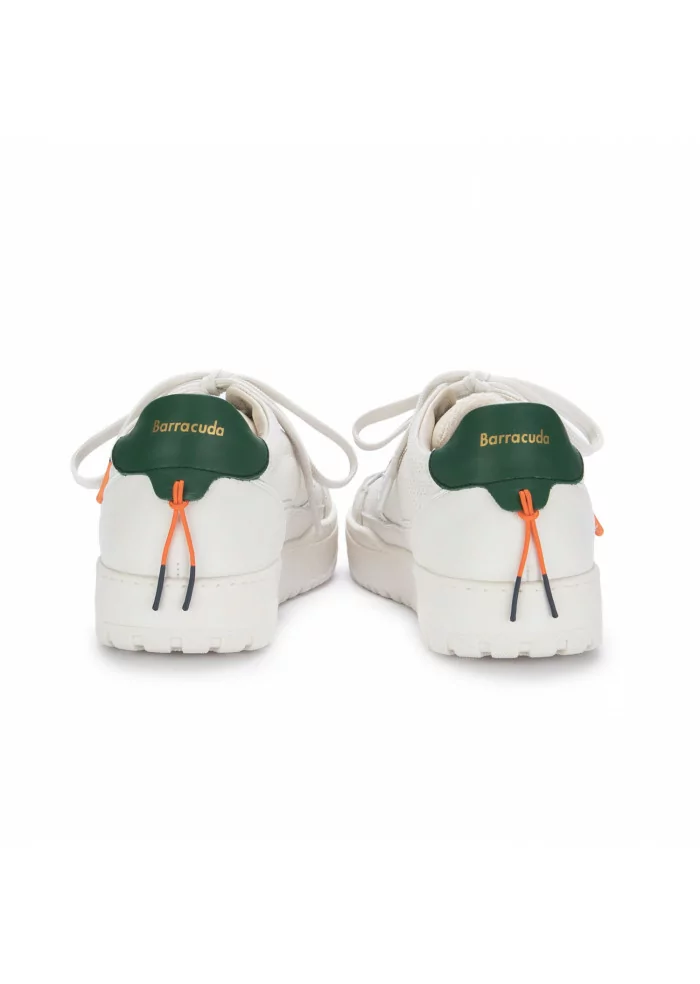 BARRACUDA | SNEAKERS EARVING PELLE BIANCO MARMO Soddisfazione Garantita