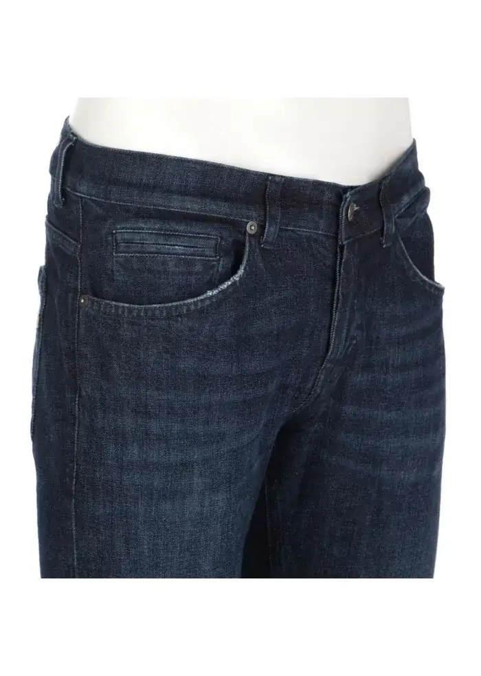 DONDUP | JEANS GEORGE SKINNY BLU SCURO Prezzo Ridotto