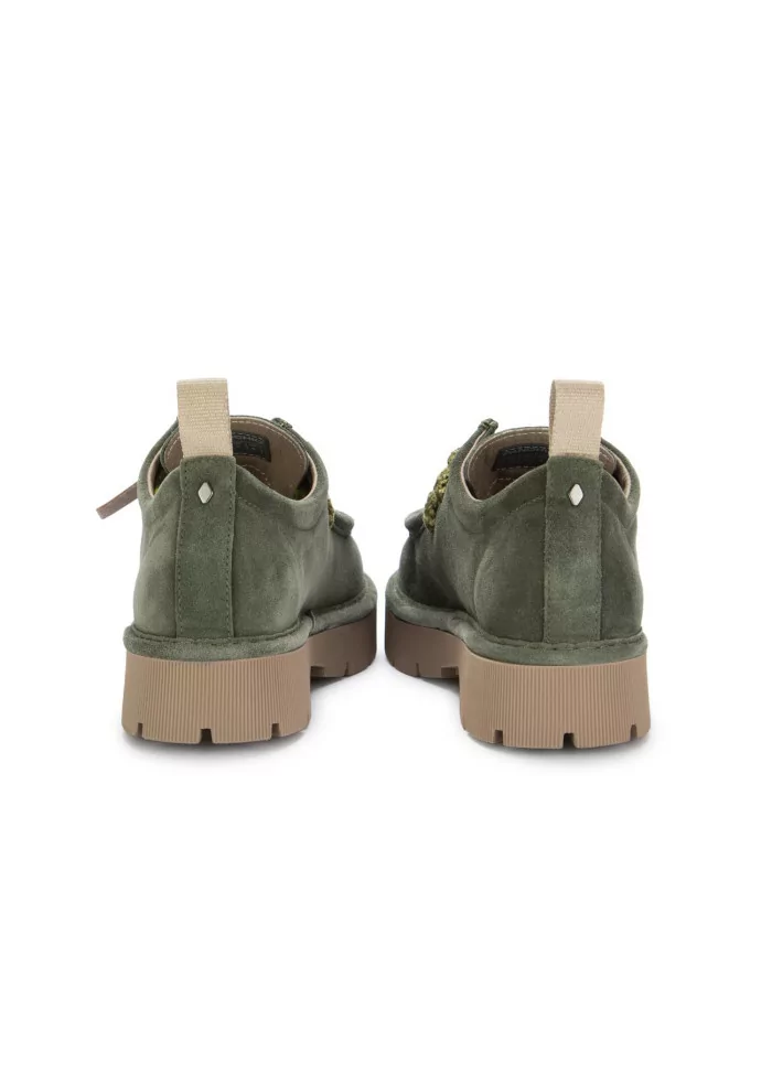 PANCHIC | SCARPE BASSE CAMOSCIO VERDE SCURO Nuova