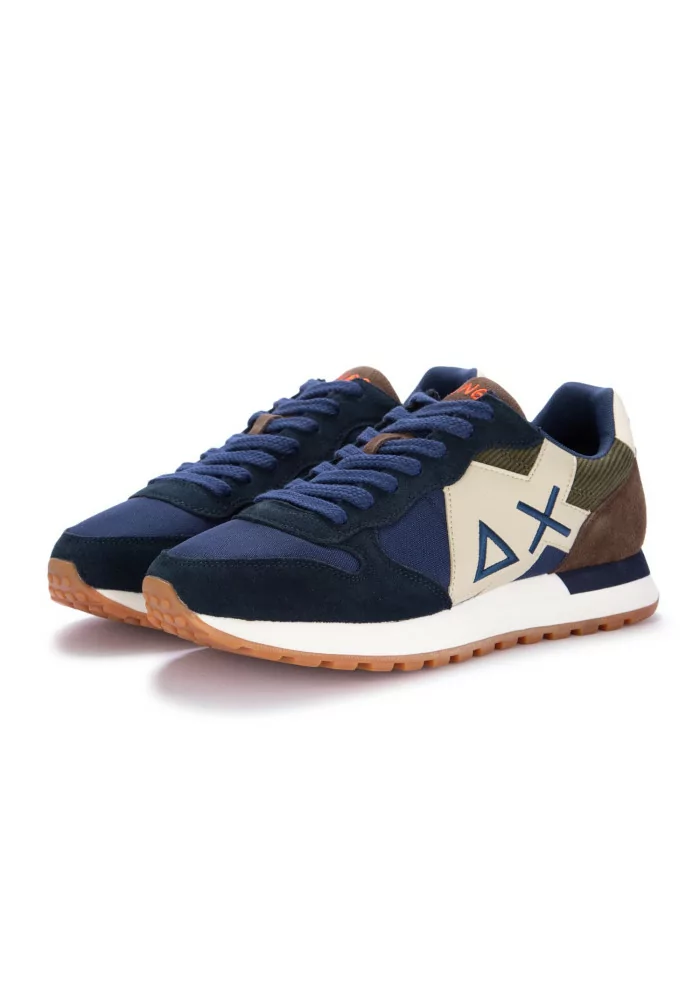 SUN68 | SNEAKERS JAKI WINTER CAMOSCIO NYLON BLU SCURO Sconto di tempo limitato
