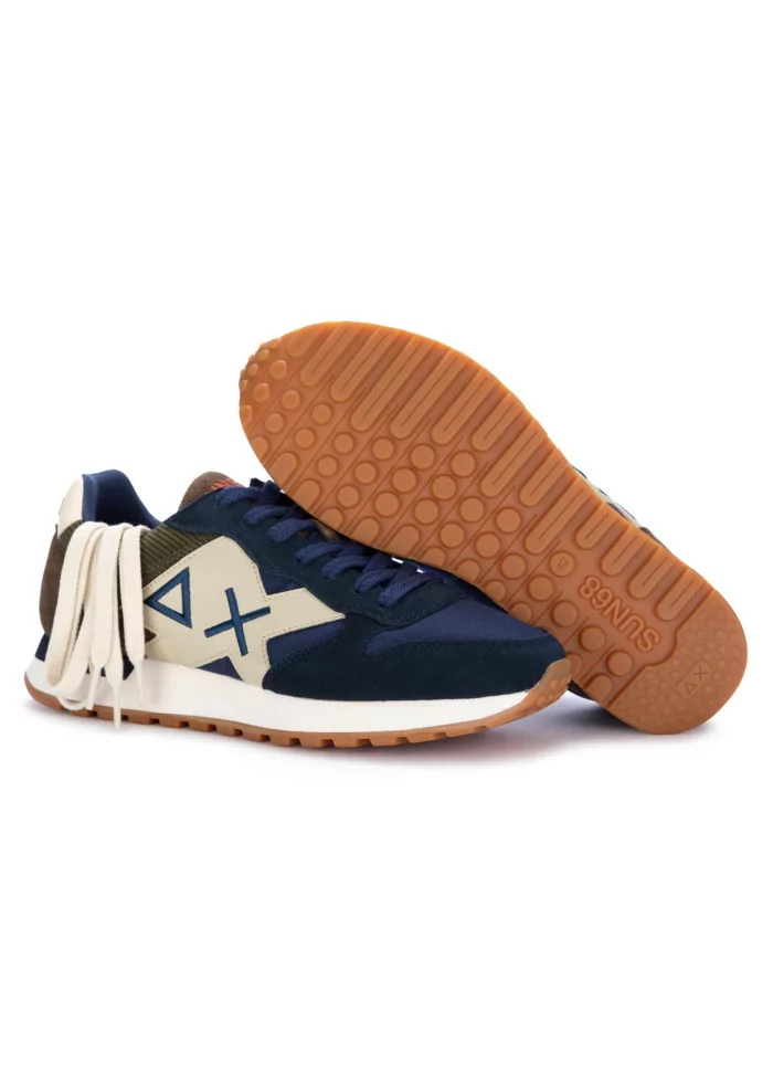 SUN68 | SNEAKERS JAKI WINTER CAMOSCIO NYLON BLU SCURO Sconto di tempo limitato
