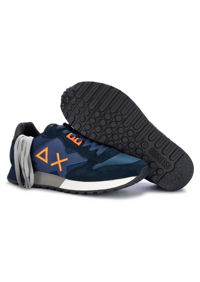 SUN68 | SNEAKERS JAKI FLUO BLU NAVY Negozio online di fabbrica