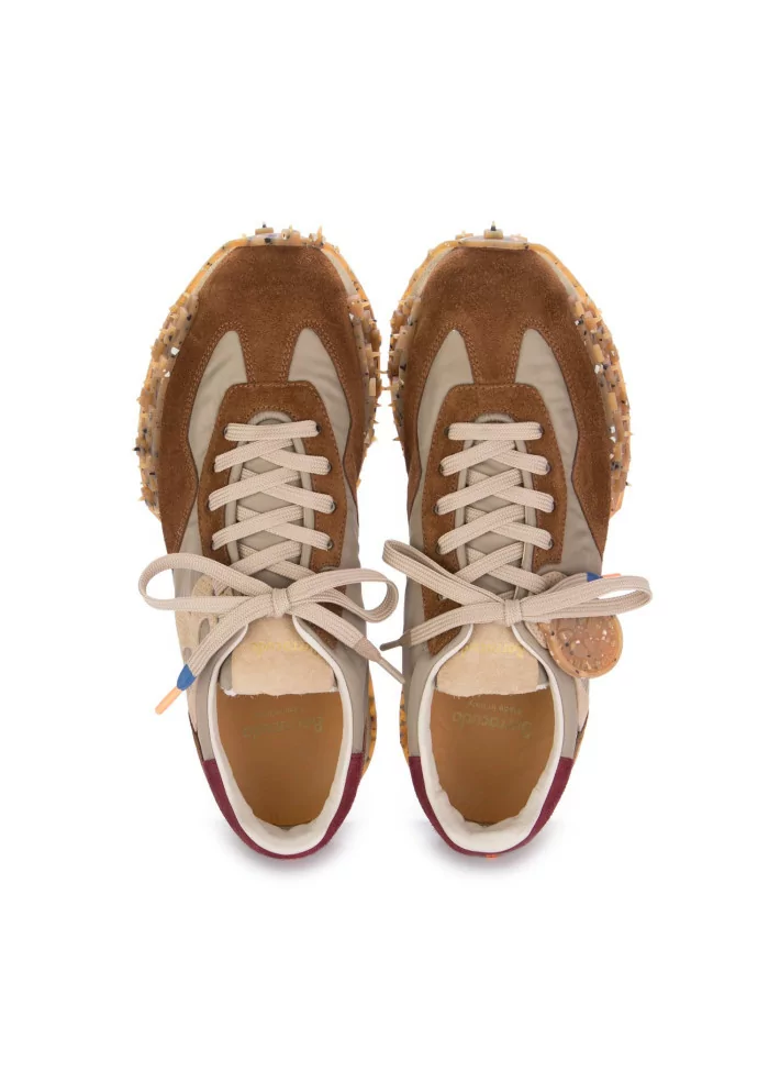 BARRACUDA | SNEAKERS CAMOSCIO NYLON MARRONE TORTORA Flash Sale