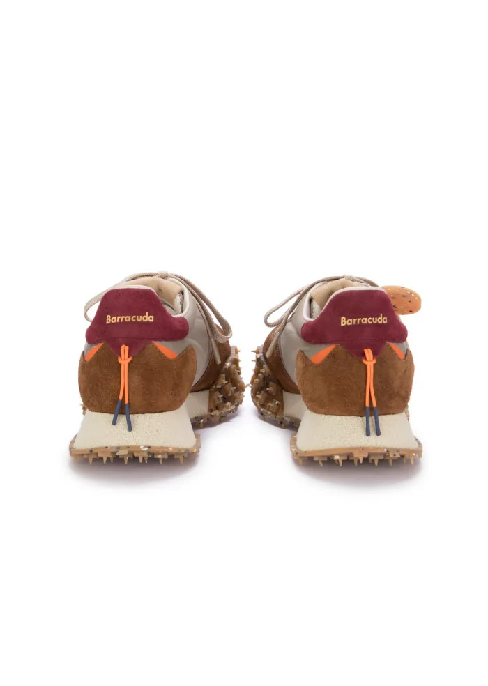 BARRACUDA | SNEAKERS CAMOSCIO NYLON MARRONE TORTORA Flash Sale