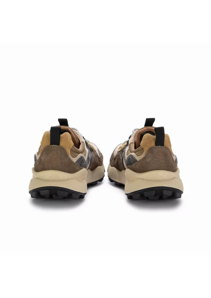 FLOWER MOUNTAIN | SNEAKERS YAMANO 3 CAMOSCIO NYLON MARRONE Fornitura limitata