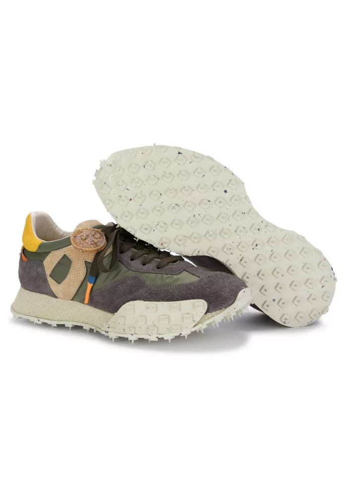BARRACUDA | SNEAKERS CAMOSCIO NYLON GRIGIO VERDE Cyber Monday