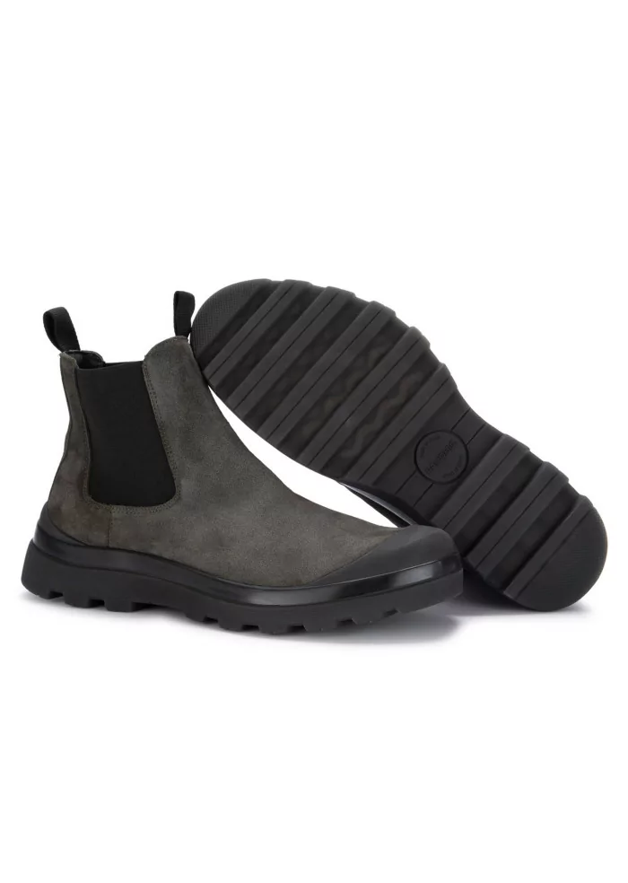 PANCHIC | STIVALETTI CHELSEA CAMOSCIO GRIGIO SCURO Offerta Giorno del Papà