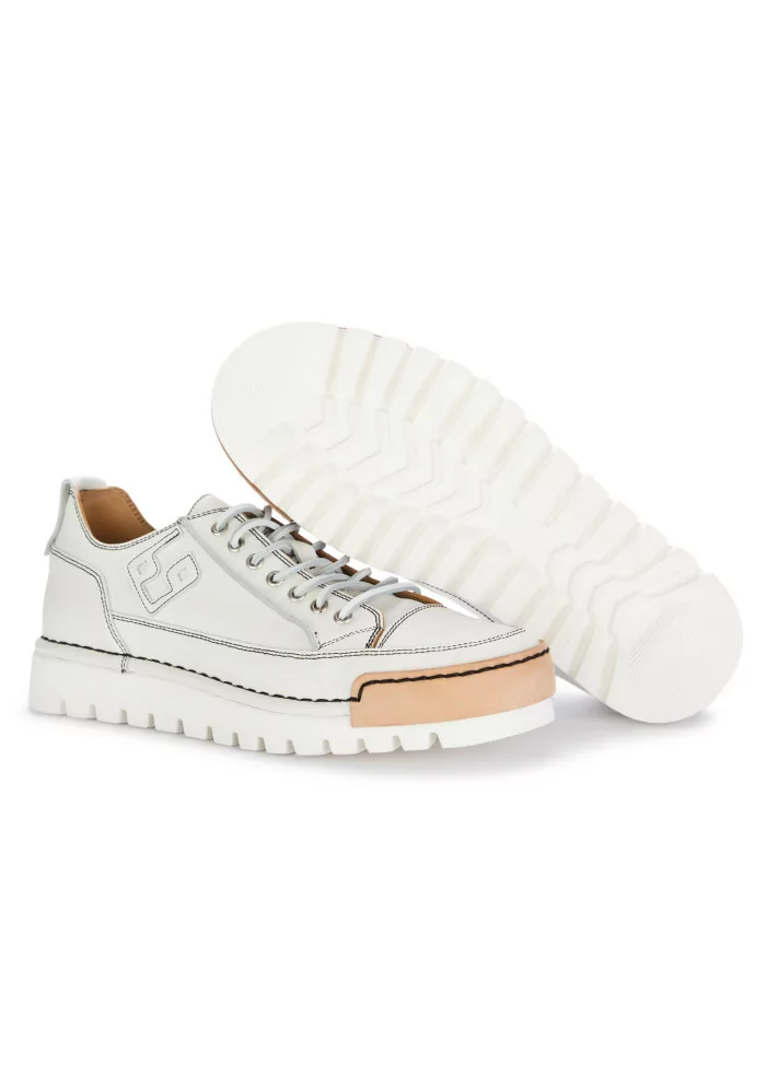 BNG REAL SHOES | SNEAKERS LA VINTAGE PELLE BIANCO Offerta San Valentino