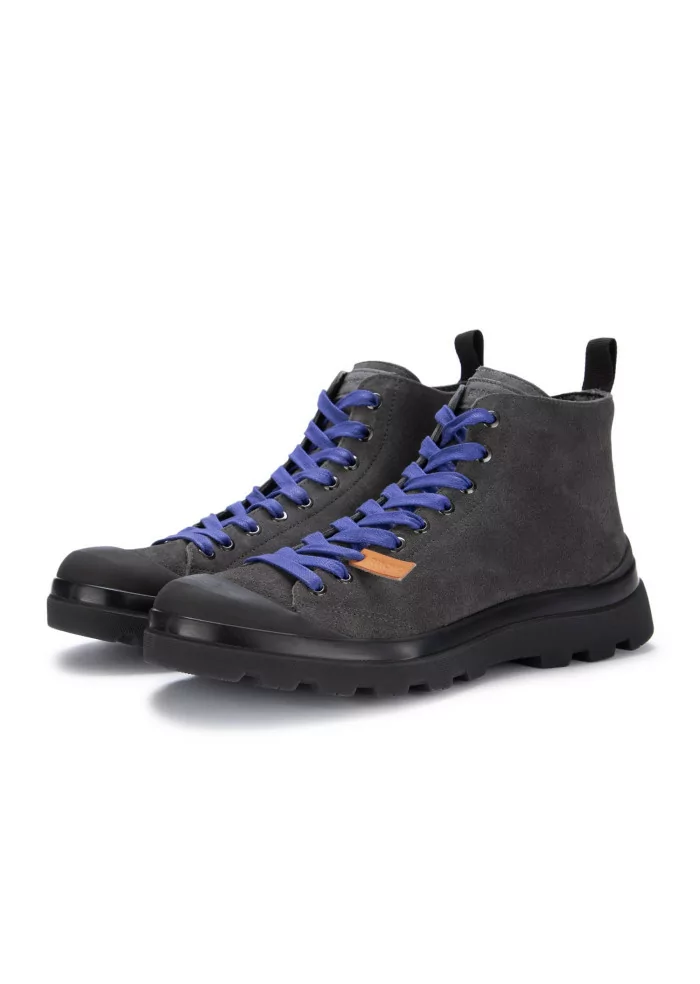 PANCHIC | STIVALETTI ALLACCIATI CAMOSCIO GRIGIO SCURO Offerta Anniversario