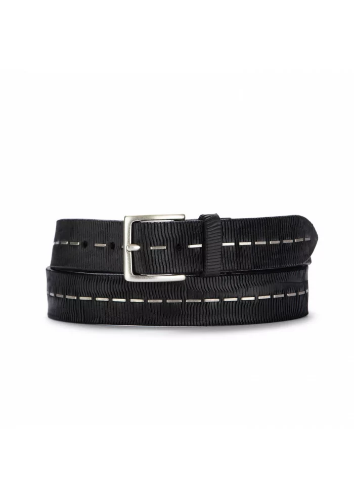 ORCIANI | CINTURA BLADE PUNTI METALLICI NERO Lightning offer