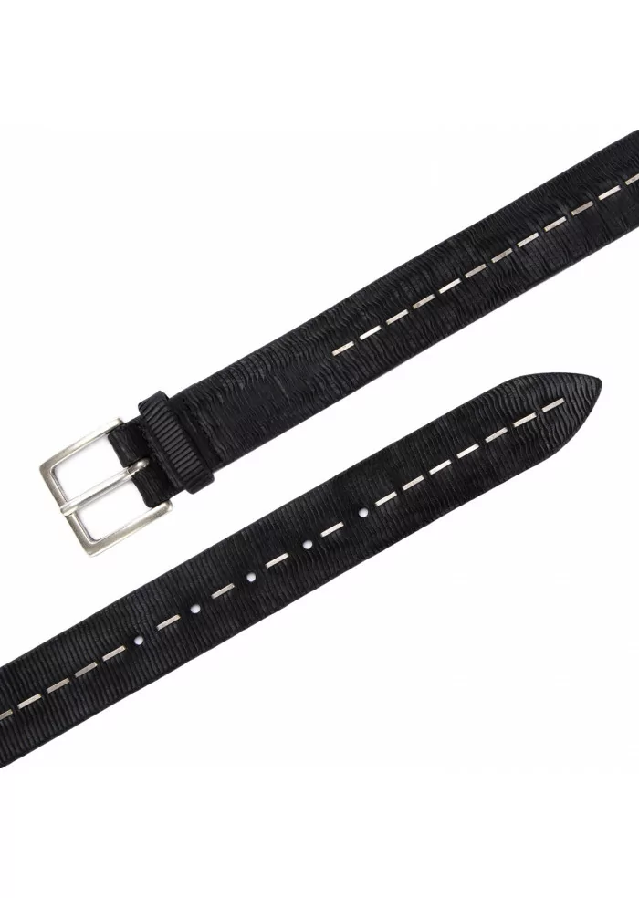 ORCIANI | CINTURA BLADE PUNTI METALLICI NERO Lightning offer