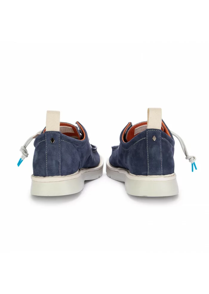 PANCHIC | SCARPE ALLACCIATE CAMOSCIO BLU Liquidazione