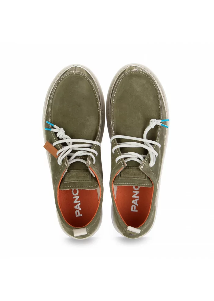 PANCHIC | SCARPE ALLACCIATE CAMOSCIO VERDE SALVIA Comprane uno, ottenene uno gratis