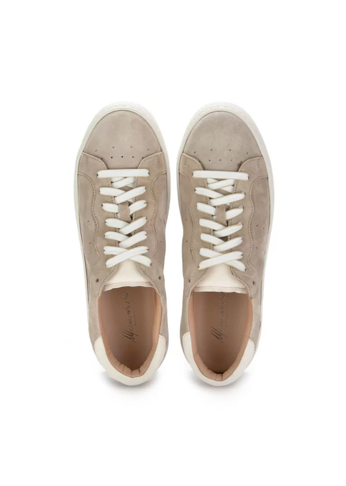 MANOVIA 52 | SNEAKERS WATER PELLE SCAMOSCIATA BEIGE Prezzo basso