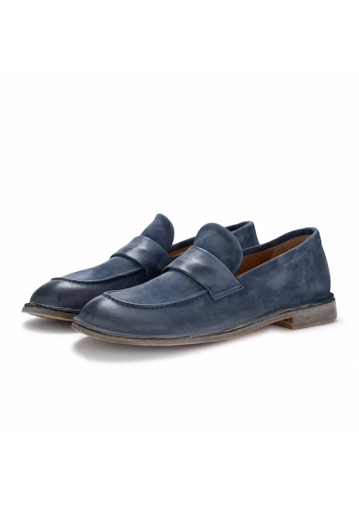 MOMA | MOCASSINI OLIVER WATER SCAMOSCIATO BLU NAVY Fino al 55% di sconto