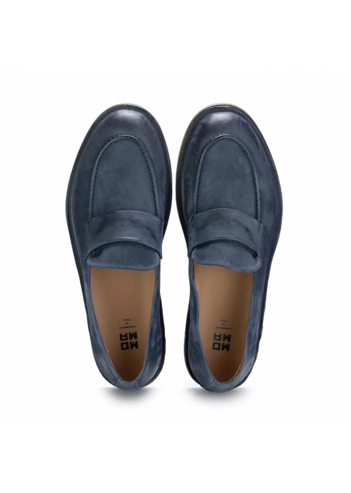 MOMA | MOCASSINI OLIVER WATER SCAMOSCIATO BLU NAVY Fino al 55% di sconto