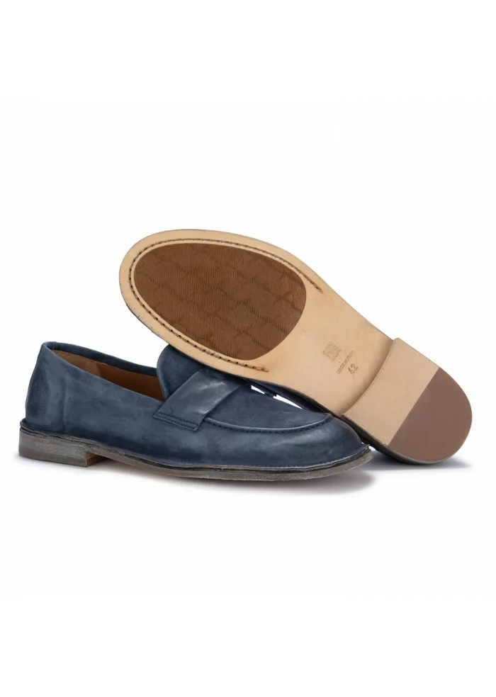 MOMA | MOCASSINI OLIVER WATER SCAMOSCIATO BLU NAVY Fino al 55% di sconto