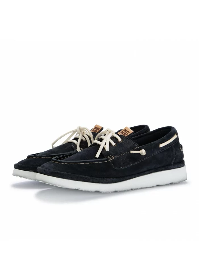 MOMA | SCARPE BASSE YACHT SCAMOSCIATO BLU NAVY Solo un giorno rimasto