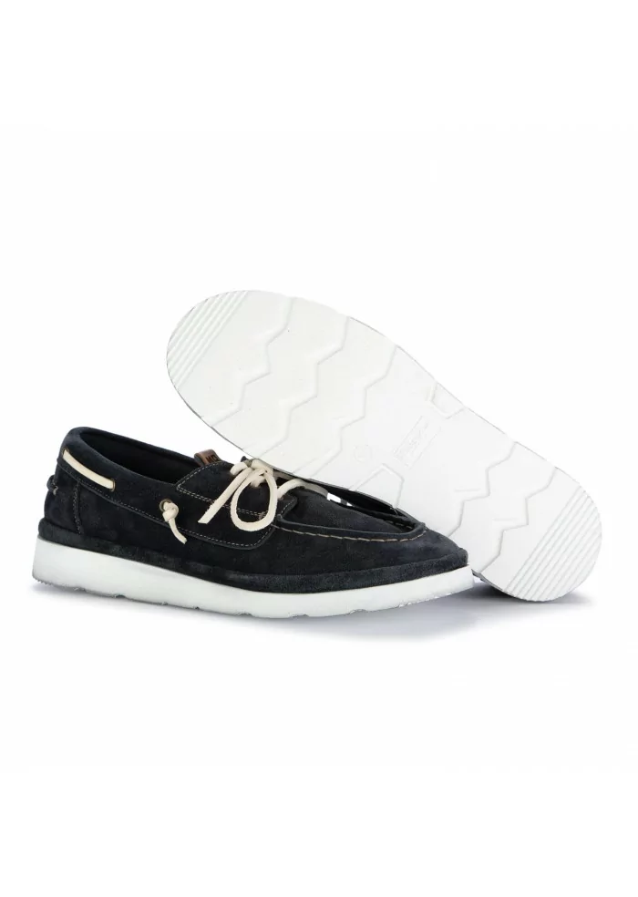MOMA | SCARPE BASSE YACHT SCAMOSCIATO BLU NAVY Solo un giorno rimasto