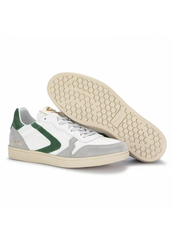 VALSPORT 1920 | SNEAKERS SUPER SUEDE 01 BIANCO GRIGIO VERDE Enormi sconti