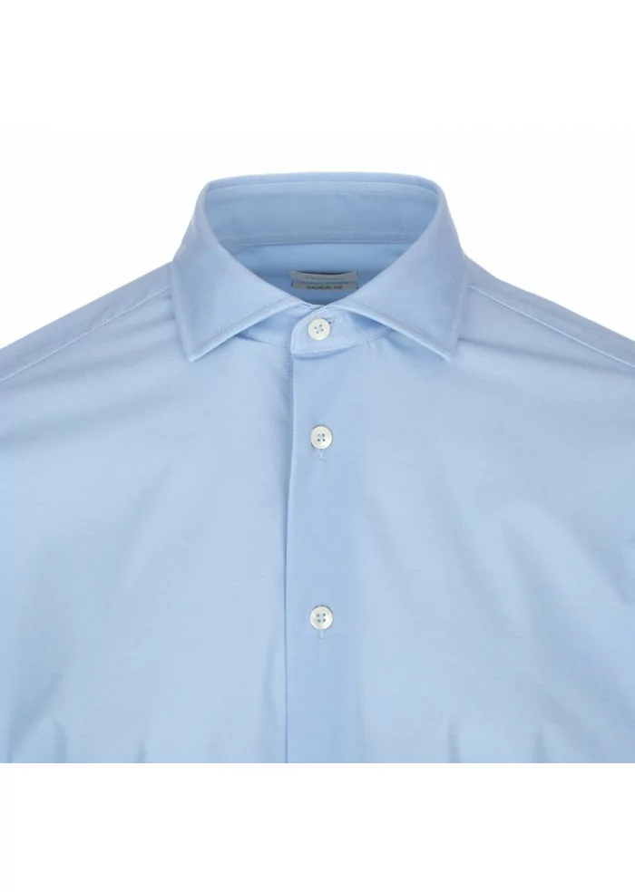 TRAIANO | CAMICIA ROSSINI RADICAL FIT AZZURRO Esporta salva