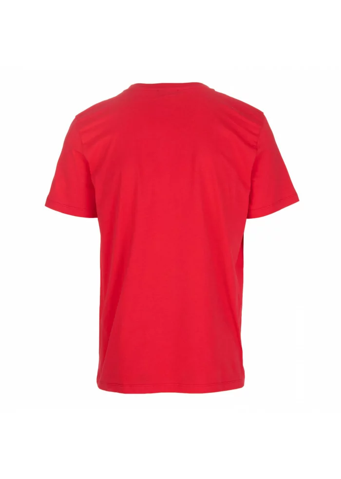 DONDUP | T-SHIRT REGULAR LOGO ROSSO In vendita