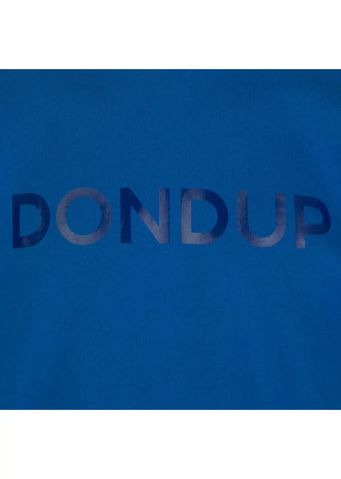 DONDUP | FELPA REGULAR LOGO BLU Duty-free