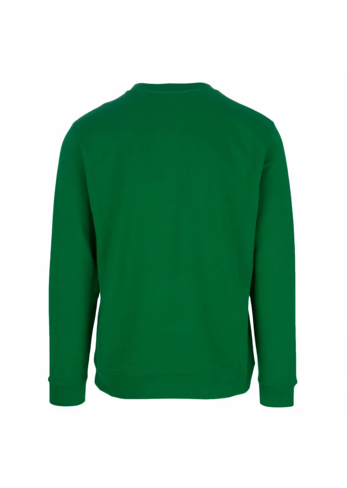 DONDUP | FELPA REGULAR LOGO VERDE 50% di sconto per tempo limitato