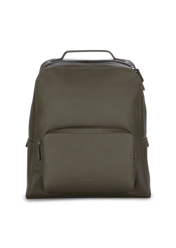 GIANNI CHIARINI | ZAINO PELLE MARTELLATA VERDE MILITARE Offerte