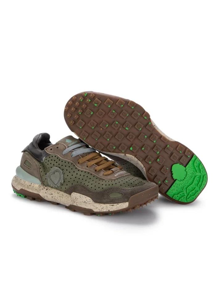 SATORISAN | SNEAKERS CHACRONA VERDE MARRONE Prezzo di fabbrica