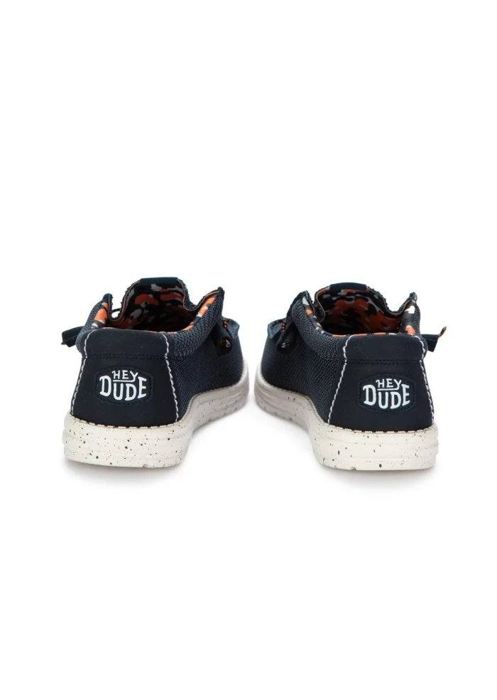 HEY DUDE | SCARPE BASSE WALLY SOX STITCH BLU Offerta speciale