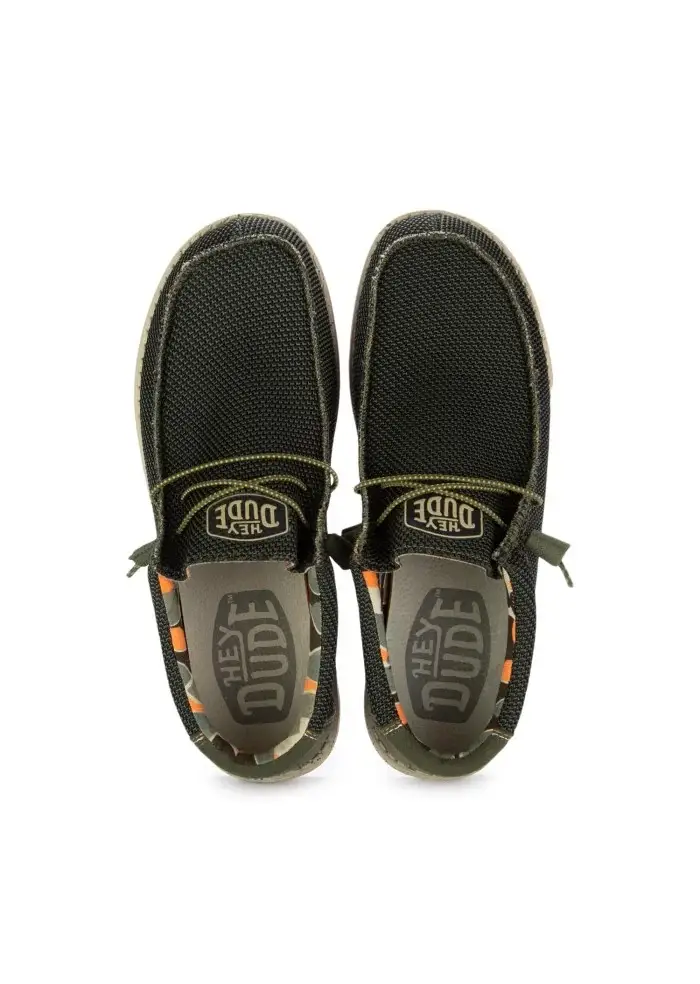 HEY DUDE | SCARPE BASSE WALLY SOX STITCH VERDE Comprare a buon mercato