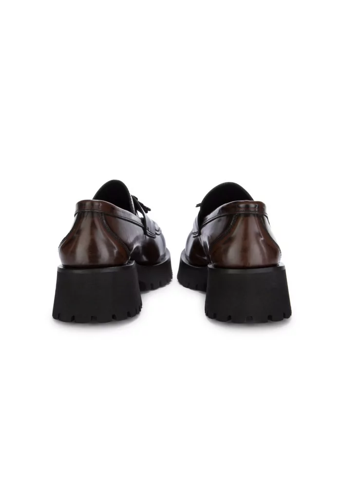 POESIE VENEZIANE | MOCASSINI PELLE LUCCHETTO MARRONE Cyber Monday