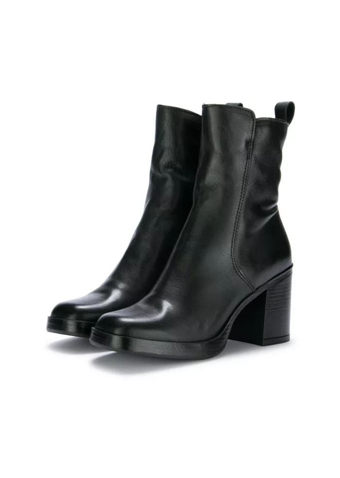MJUS | TRONCHETTI CON TACCO PELLE VERDE SCURO Online Outlet