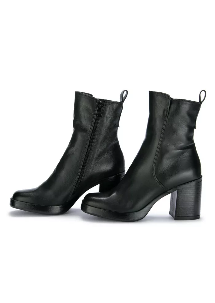 MJUS | TRONCHETTI CON TACCO PELLE VERDE SCURO Online Outlet