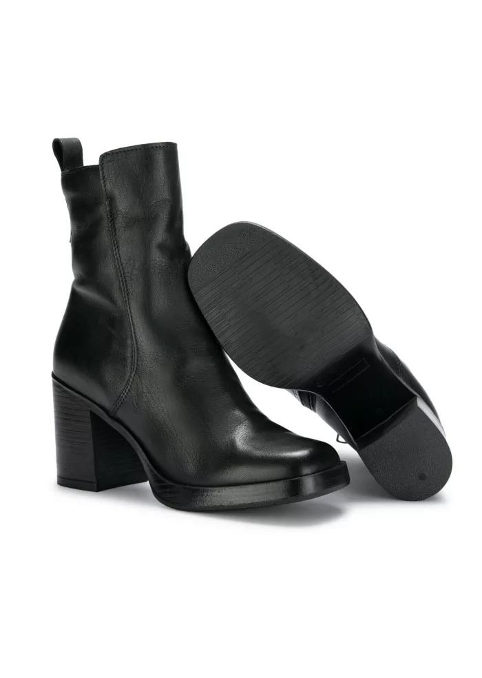 MJUS | TRONCHETTI CON TACCO PELLE VERDE SCURO Online Outlet