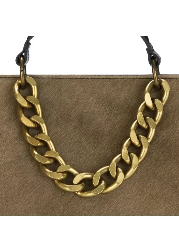 MY BEST BAG | BORSA A MANO EVELINE NERO KHAKI Lightning offer