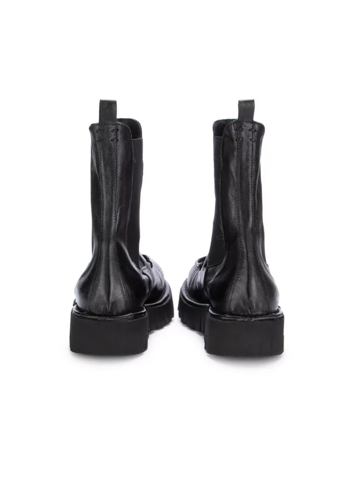 ERNESTO DOLANI | STIVALETTI CHUNKY PELLE NERO Offerte speciali