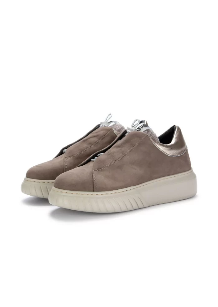 ANDIA FORA | SNEAKERS LIBI PY PELLE NABUK GRIGIO SMOG Sconti VIP