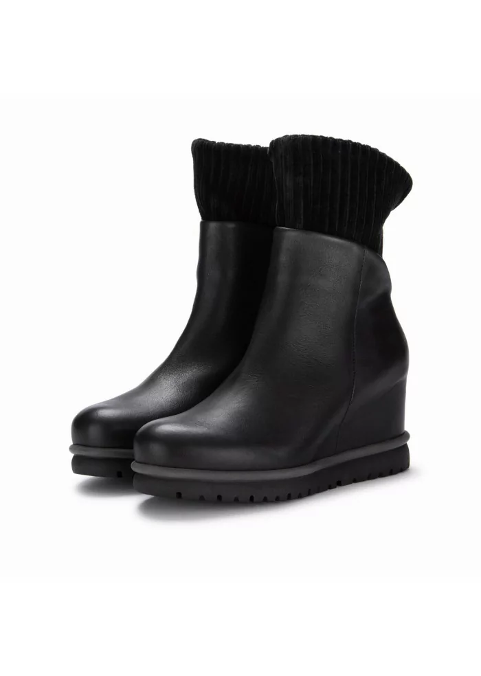 PATRIZIA BONFANTI | STIVALETTI JUN PELLE VELLUTO NERO Super Saving Price