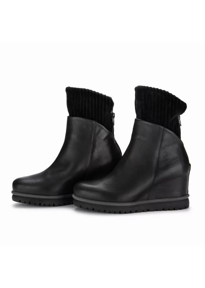 PATRIZIA BONFANTI | STIVALETTI JUN PELLE VELLUTO NERO Super Saving Price