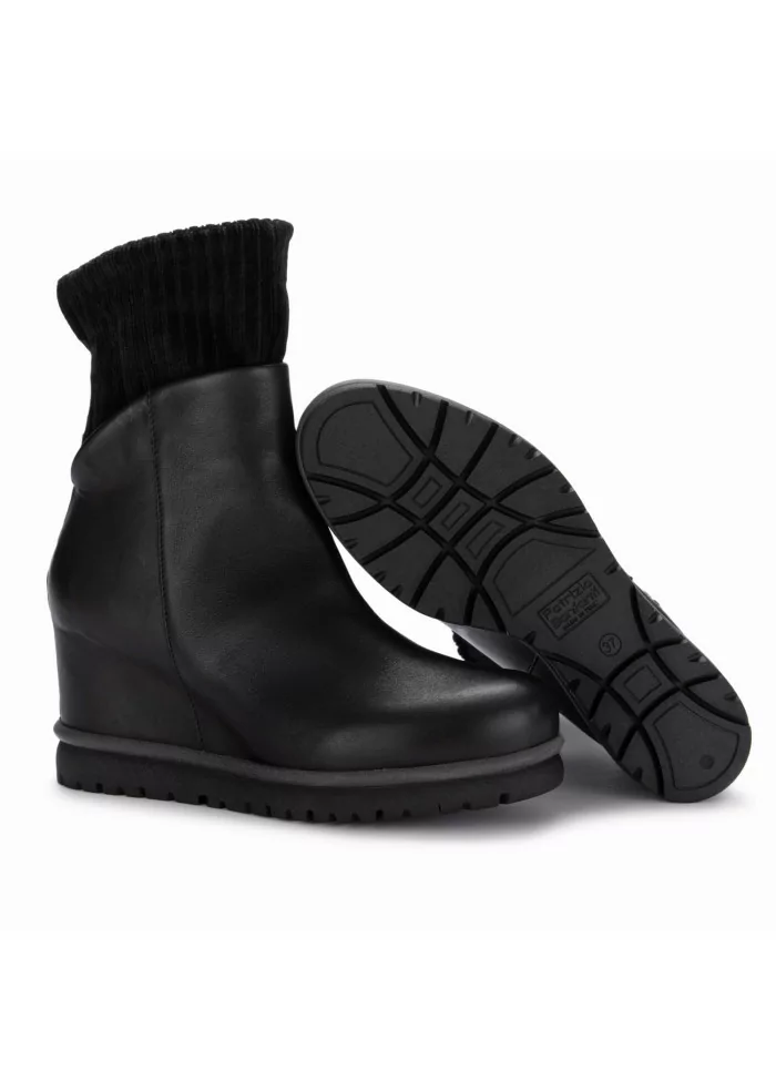 PATRIZIA BONFANTI | STIVALETTI JUN PELLE VELLUTO NERO Super Saving Price