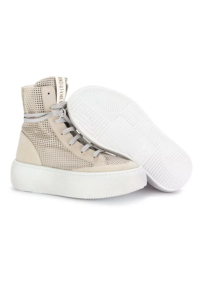 ANDIA FORA | STIVALI EILON SQ PELLE BEIGE Ritorno libero
