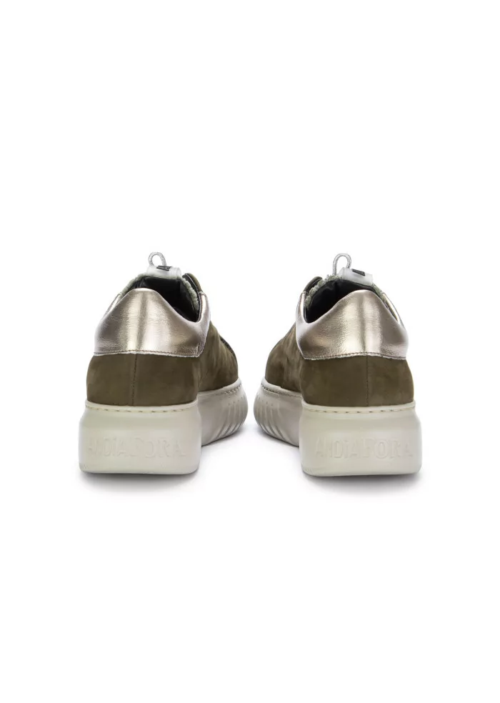 ANDIA FORA | SNEAKERS LIBI PY PELLE NABUK VERDE MILITARE Fino al 50% di sconto