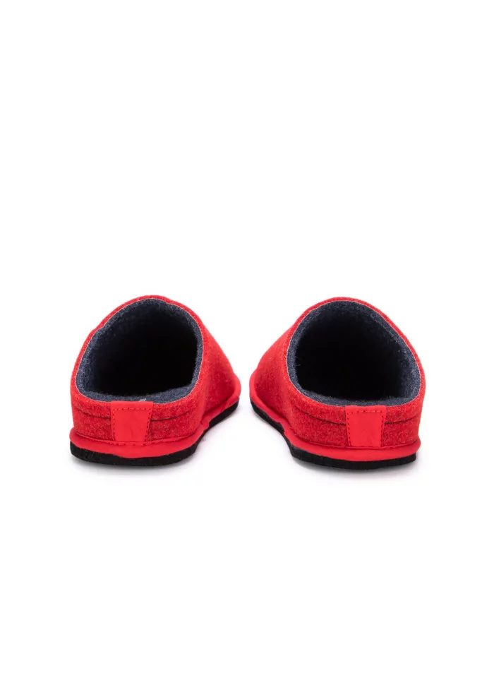LÖWENWEISS | PANTOFOLE FELTRO DI LANA ROSSO BLU Fino al 60% di sconto